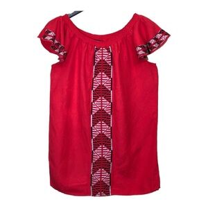 Context Linen Embroidered Tunic